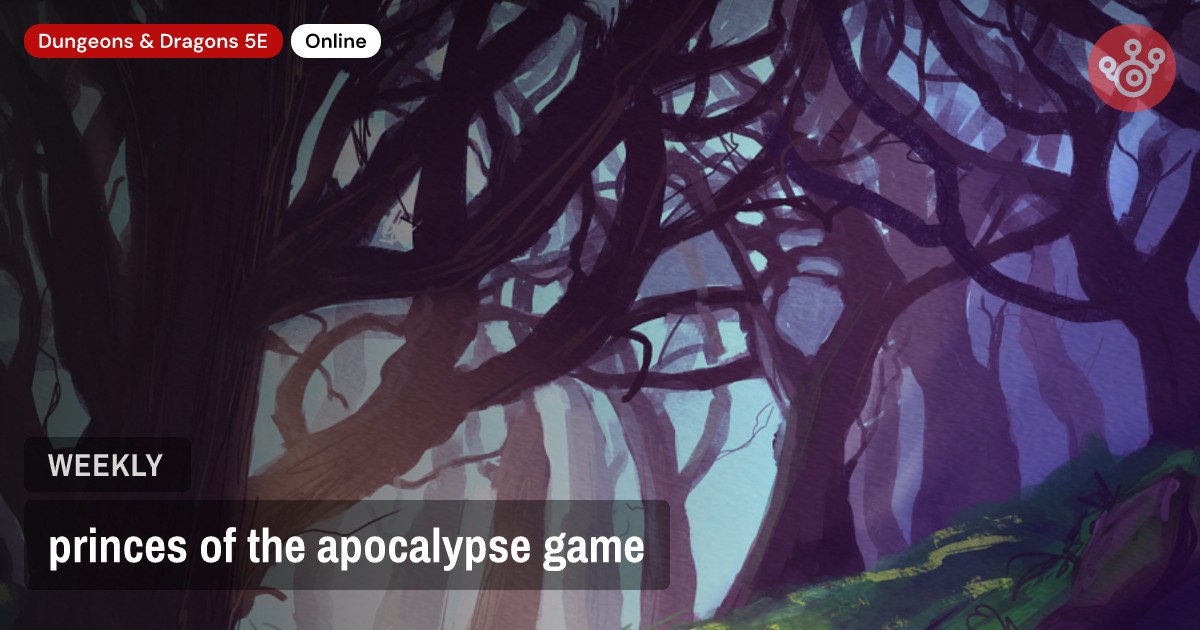 princes of the apocalypse game