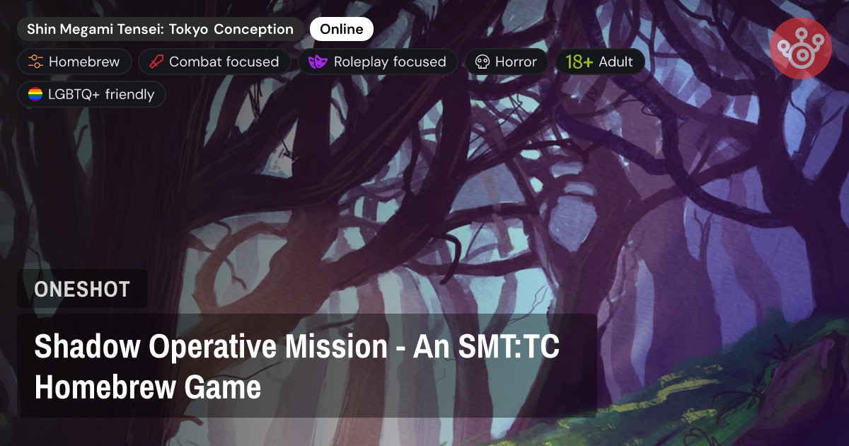 Shadow Operative Mission - An SMT:TC Homebrew Game
