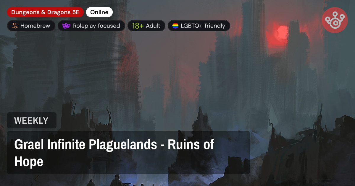 Grael Infinite Plaguelands - Ruins of Hope